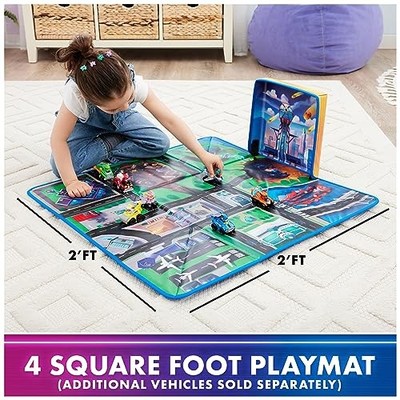 PAW PATROL MOVIE PUP SQUAD PLAY MAT CHASE & VEE PUP SQUAD RACER TOY CARS