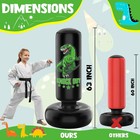 Punching Bag for Kids, Kids Boxing Set with Boxing Gloves 66" Large Inflatabl...