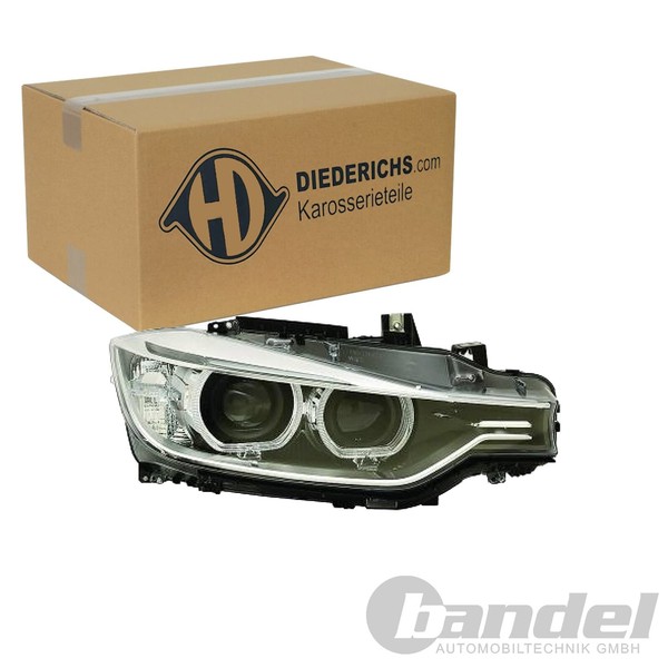 Diederichs Xenon Scheinwerfer Mit Lwr-Motor TFL Rechts Passend FüR BMW 3Er-image