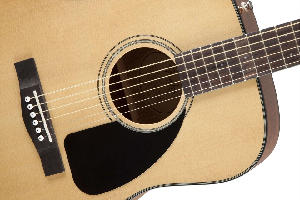 Guitarra acústica Fender CD-60 Dreadnought - Natural con estuche rígido Foto 4 de 4