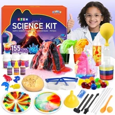 Science Kits for Kids Age 8-12, 155 Experiments Educational Toy, STEM Toys fo...
