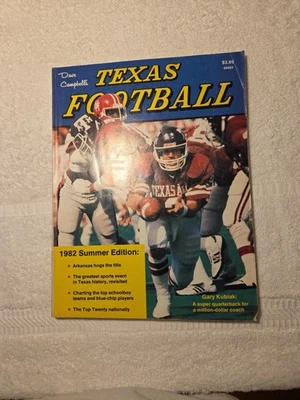 Dave Campbell Texas Football Magazine 1982 Summer Edition Gary Kubiak- Texas A&M - Image 1 of 4
