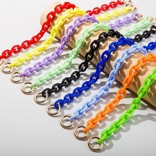 Replacement Crossbody Bag Strap Shoulder Gold Silver Acrylic Purse Chain Women