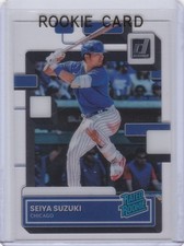 SEIYA SUZUKI ROOKIE CARD 2022 Donruss Clearly RATED RC Chicago Cubs Baseball MLB