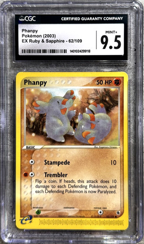 Phanpy graded CGC 9.5 for sale on eBay