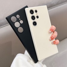 Full Cover Silicone Phone Case Cover For Samsung Galaxy S21 S20 S22 S23 24 Ultra
