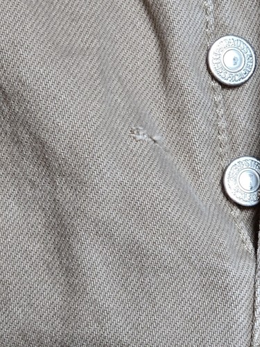 Jeans Levi's ALL BEIGE uomo 501 vestibilità originale, US 32x32 nuovi con etichette con difetti - Foto 9 di 10