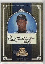 2005 Donruss Diamond Kings Gold Signatures 11/25 Preston Wilson #343 Auto 0m0