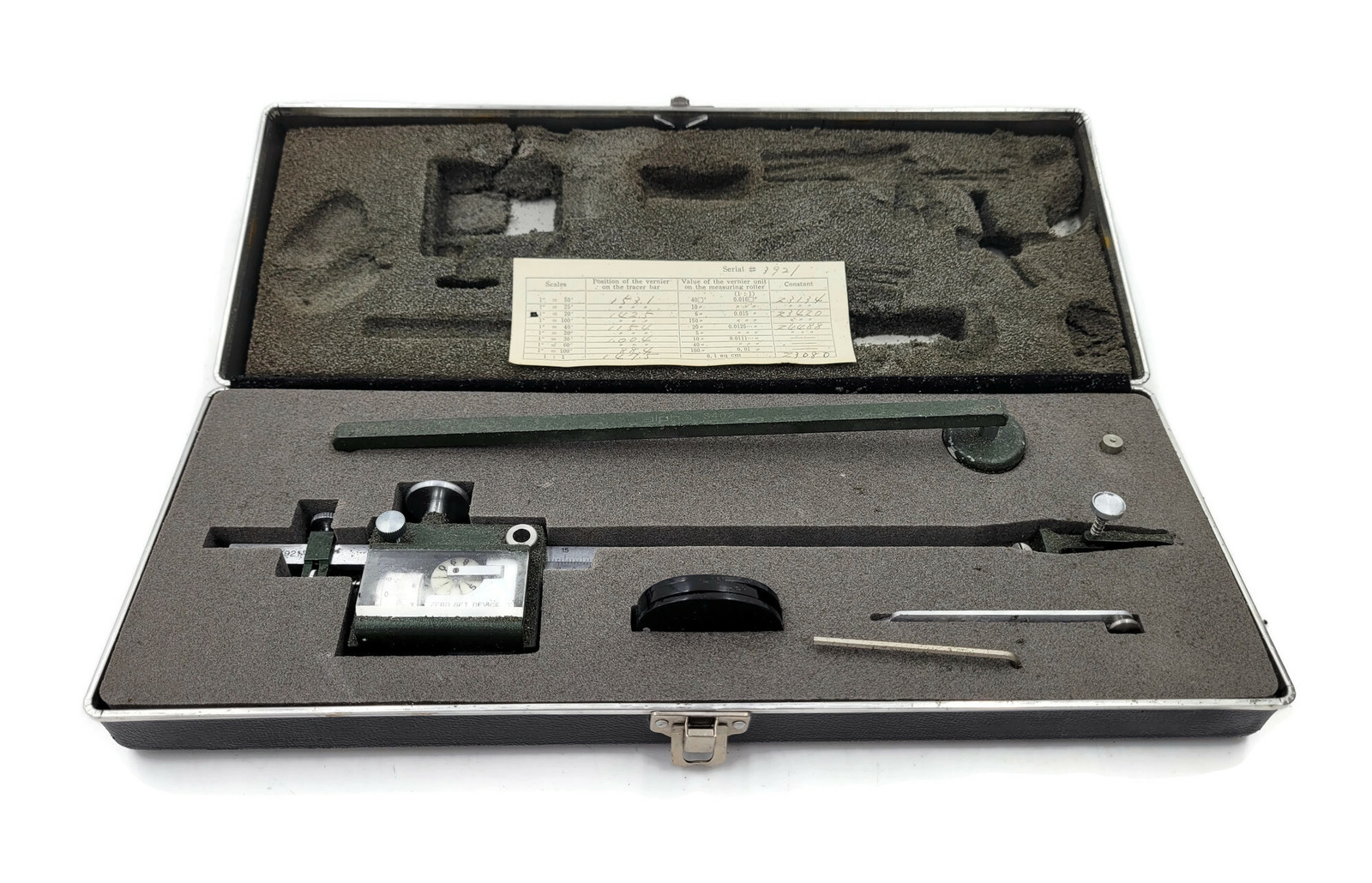 Vintage Lietz Zero Setting Compensating Planimeter 481120 Used In Mint Condition