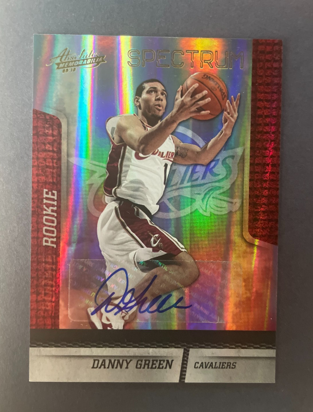 Danny Green 2009-10 Absolute Memorabilia Spectrum Gold #137 RC Auto /249