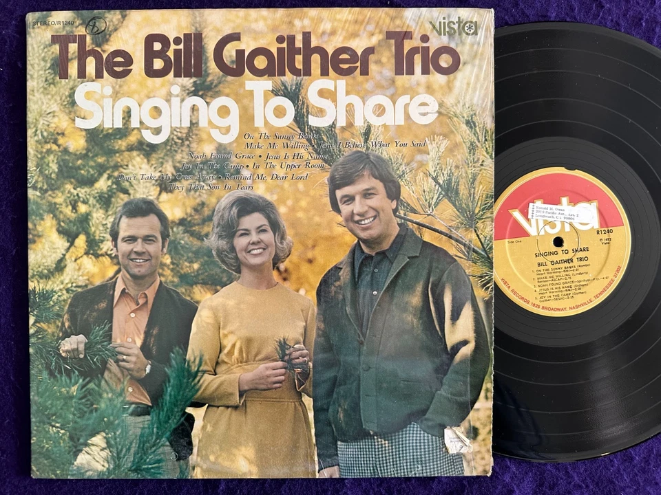 7x EX Lot BILL GAITHER TRIO Christmas Retrospect Something Beautiful Faith 7LP - Image 3 of 4