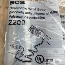 [Lot of 12] Disposable Anti Static Wrist Strap - 2209