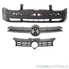 Set für VW Golf 4 IV Stoßstange vorne grundiert +Kühlergrill innen außen 3tlg