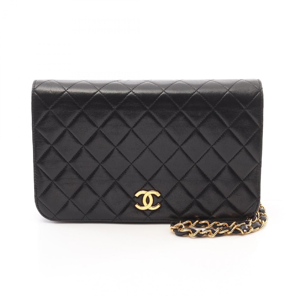 Chanel Matelasse Lambskin Single Flap Shoulder Bag 275233