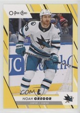 2023-24 O-Pee-Chee Yellow Border Noah Gregor #283 17p7