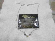 Stunning Park Lane Vintage NEcklace Set Delicare FLoral Dainty Silvertone