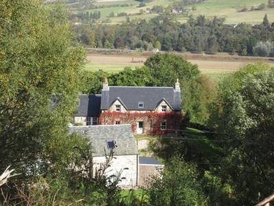 Photo 12x8 Tomdachoille from the road above Milton of Edradour Looking dow c2018