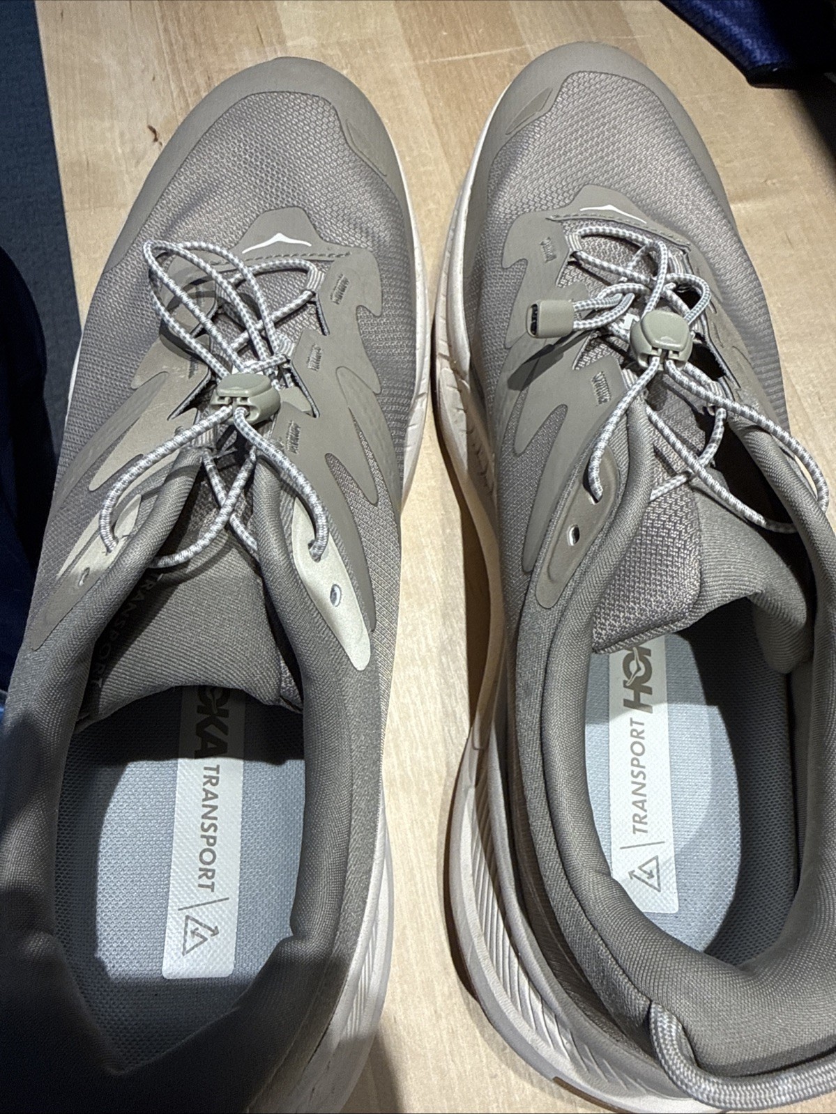 NEW Mens HOKA ONE ONE Transport Sneakers Shoes Dune Eggnog Size 13D Without Box thumbnail 3