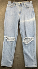 Vibrant M.I.U. Jeans - Juniors 11 - Blue - BLEACH STAIN - Made in the USA (5318)