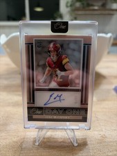 2024 Panini One Luke McCaffrey On Card Rookie Auto /99 (RC) Day One Auto On-Card. rookie card picture