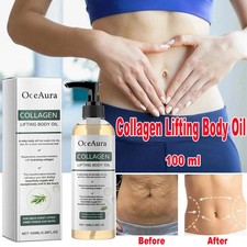 100ml Collagen Lifting Firming Body Oil Skin Tightening Hydrating Massage Oil