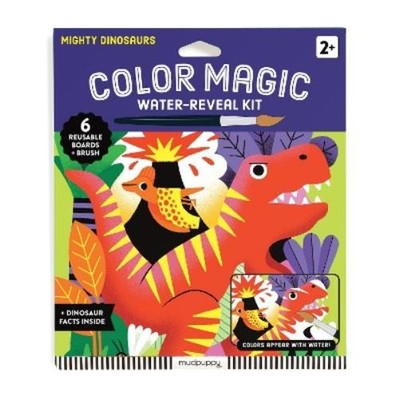 Mudpuppy Mighty Dinosaurs Color Magic Water-Reveal Kit (Mixed Media Product)