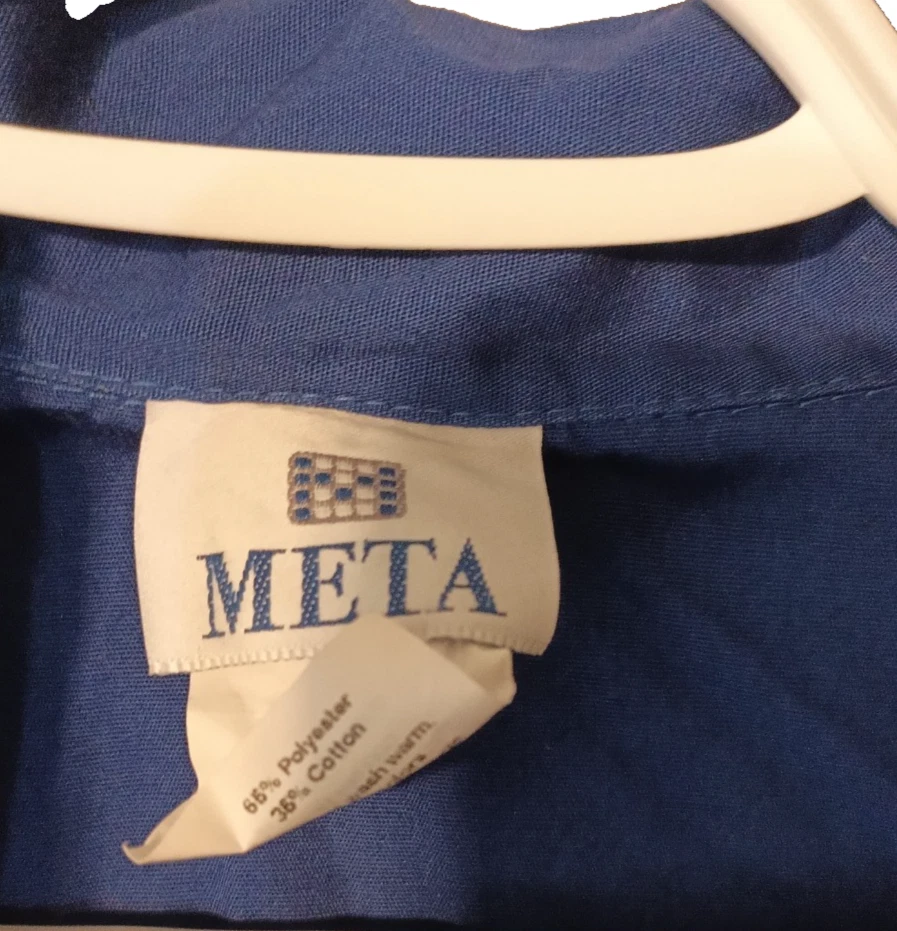 Abrigo Meta Lab Unisex Azul Talla Mediana Foto 3 de 4