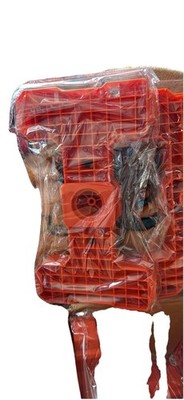 28PCS Orange Plastic Paint Rack Brackets with Interlock & Stacking System