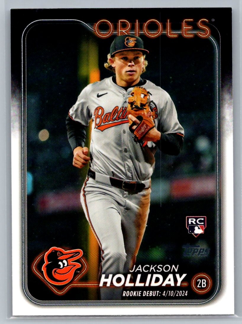 2024 Topps Update #US97 Jackson Holliday Rainbow Foil