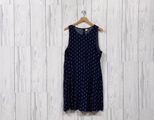 Old Navy dress womens size extra large sleeveless blue patterned