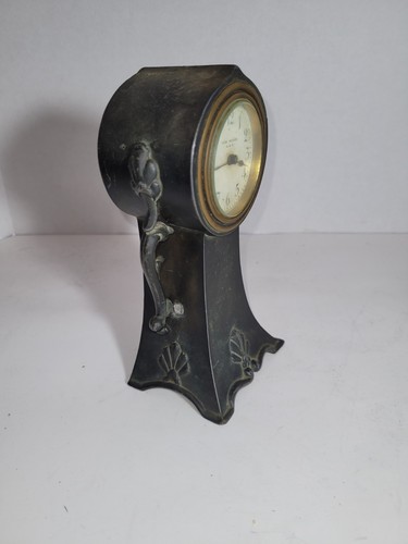 Antique New Haven 5" Tall Brass Pedestal Clock - Non-Working - RARE - Bild 3 von 10