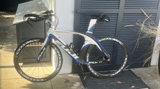 Fuji Triathlon Zeitfahr Carbon Rennrad mit Mavic Cosmic Laufrädern- 2 Wettkämpfe