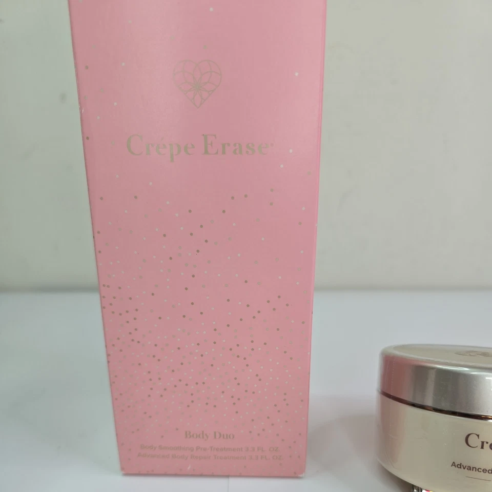 New Crepe Erase 2-step Body Repair Body Repair + Exfoliant Fragrance Free SEALED - Image 4 of 4