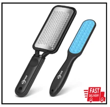 2 Pack Foot File Callus Remover, Durable Foot Scrubber for Hard Dead Skin