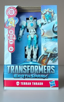 Transformers  Earthspark Terran Thrash Deluxe Class - 2 in 1  22 Steps Hasbro