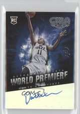 2014-15 Panini Gala World Premiere Auto Midnight 1/1 Dante Exum #4 Auto 1e38