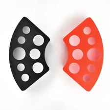 2pcs Tattoo Pigment Ink Caps Cup Holder Stand 8 Holes Plastic for Tattoo Machine