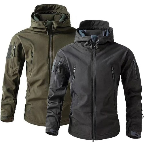 Men's Winter Fleece Jacket Tactical windproof Outdoor Hiking Fishing Hunting Co