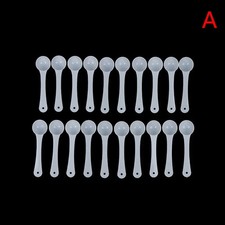 20Pcs 1G/1Ml Plastic Scoops/Spoons for Food Milk Powder Salt Medcine Measuring S