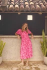 Weird Fish Dilsha Printed Midi Dress