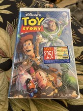 Toy Story VHS, 2001 Walt Disney Records Pixar 1995 New