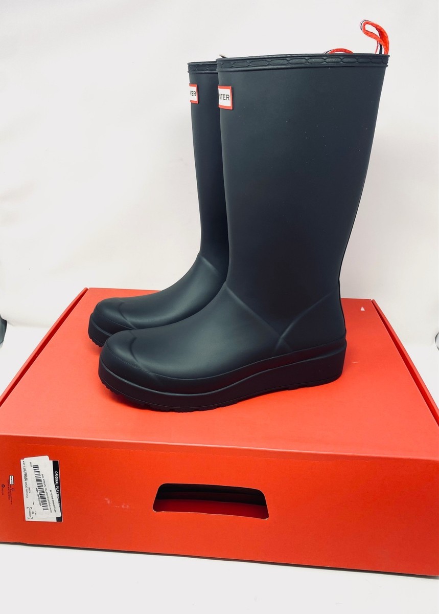 Hunter Original Play Boot Tall Women's BOOTS Black Size 7