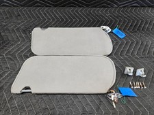 87-93 Ford Fox Body Mustang Factory Sun Lighted Visors Gray 5.0l 1987-1993