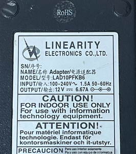 LAD10PFKB6 12V 6.67A 5.5*2.1 Netzteiladapter Ladegerät Für Monitor Routers