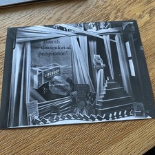 Vintage Lifebuoy Soap advert picture of window display 