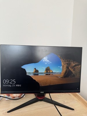 AOC 24G2AE 24 Zoll Full-HD Gaming Monitor, 1 MS Reaktionszeit, 144 Hz