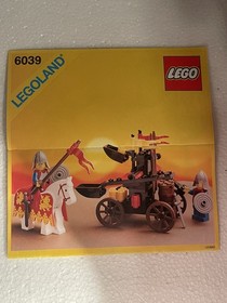 LEGO Castle: Twin-Arm Launcher (6039) W/ box and Instructions