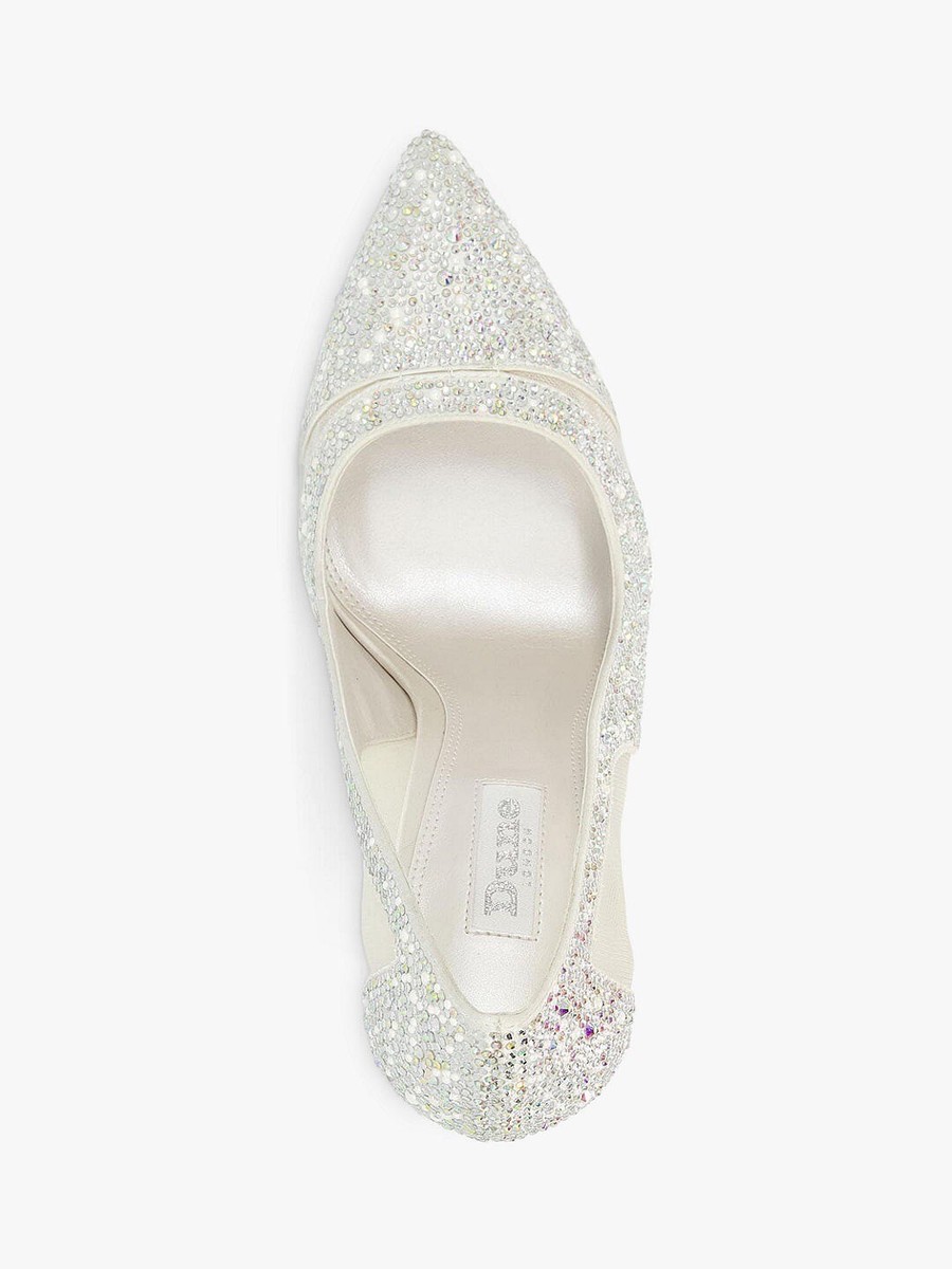 Dune London Bridal Shoes Dune Diazz Gold Platform Heels For Women