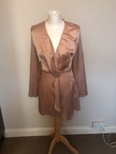 womens pretty little thing pink dress size 8