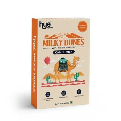 Milky Dunes | Made From Camel Milk Powder | Turmeric | 300g | 10.58 Oz